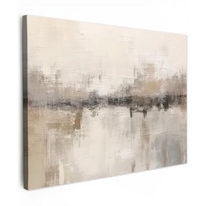 MuchoWow OBRAZ NA PLÁTNĚ Moderní umění - Abstraktní - Béžová 80x60 cm obraz