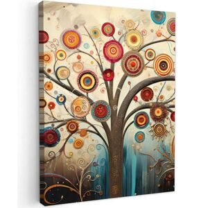 MuchoWow OBRAZ NA PLÁTNĚ Strom - Strom života - Barva 60x80 cm obraz