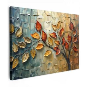 MuchoWow OBRAZ NA PLÁTNĚ Strom - abstraktní - příroda - umění 80x60 cm obraz