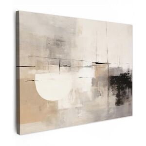 MuchoWow OBRAZ NA PLÁTNĚ Abstraktní - Umění - šedá 80x60 cm obraz