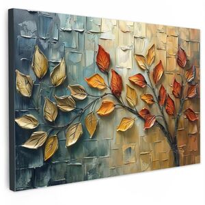 MuchoWow OBRAZ NA PLÁTNĚ Strom - abstraktní - příroda - umění 90x60 cm obraz