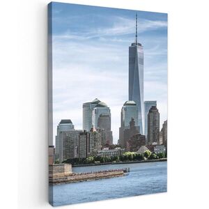 MuchoWow OBRAZ NA PLÁTNĚ New York - Socha Svobody - Voda 80x120 cm obraz