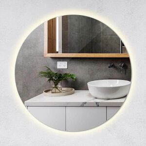 TULUP ZRCADLO Kulaté 60 cm LED 4000K obraz