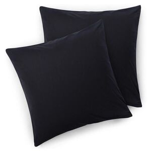 Blumtal POVLAK na polštář Agneta 65/65 cm, sada 2 ks, 100% bavlna, černá obraz