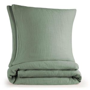 Blumtal POVLEČENÍ mušelín, 100% bavlna, 200/200 cm & 2x 80/80 cm, zelená obraz