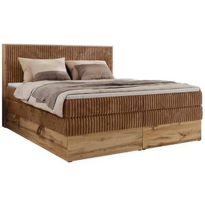 MKS POSTEL BOXSPRING WOOD CLASSIC KING 180/200 - Oranžová Manšestr - H3 obraz