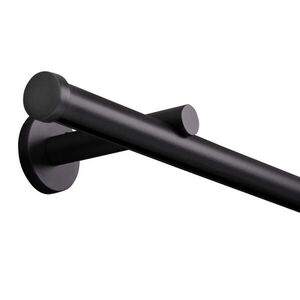 Deco-Raum GARDÍNOVÁ tyč s vnitřním vedením, jednodráhová, moderní koncovka, 70 cm obraz