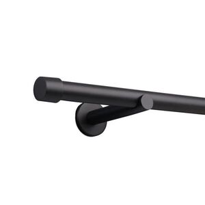 Deco-Raum ZÁVĚSNÁ tyč na míru 1 dráha nástěnná montáž koncovka 70 cm obraz