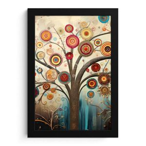 MuchoWow PLAKÁT V RÁMU Strom - Strom života - Barva 20x30 cm obraz