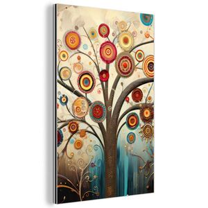 MuchoWow KOVOVÝ OBRAZ Strom - Strom života - Barva 60x90 cm obraz