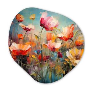 MuchoWow NÁSTĚNNÝ OBRAZ Květiny - Akvarel - Umění - Botanické - Příroda 90x90 cm obraz