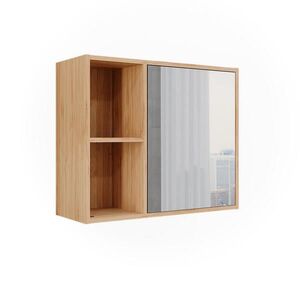 Vicco KOUPELNOVÁ SKŘÍŇKA SE ZRCADLEM Lucie Bambus 54 x 44.5 cm se zrcadlem obraz