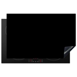 MuchoWow KRYT NA INDUKČNÍ DESKU Černá - jednobarevná 81.6x52.7 cm obraz