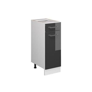 Vicco SPODNÍ SKŘÍŇKA KUCHYŇSKÉ LINKY R-Line Antracitový vysoký lesk 30 cm bez pracovní desky obraz