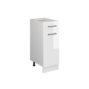 Vicco SPODNÍ SKŘÍŇKA KUCHYŇSKÉ LINKY R-Line Bílá vysoký lesk 30 cm bez pracovní desky obraz