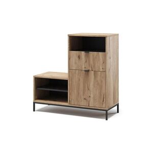Vicco BOTNÍK S LAVICÍ Eliza, Dub Viking, 100 x 98.5 cm se 6 přihrádkami obraz