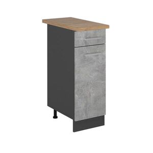 Vicco SPODNÍ SKŘÍŇKA KUCHYŇSKÉ LINKY R-Line Beton 30 cm , PD Dub obraz