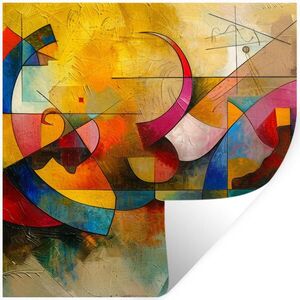 MuchoWow SAMOLEPKA NA ZEĎ Umění - abstraktní - moderní 50x50 cm obraz