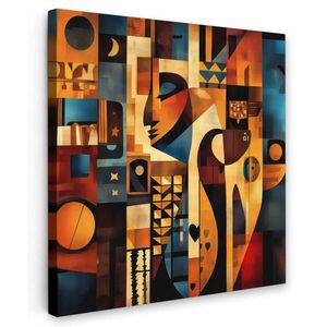MuchoWow OBRAZ NA PLÁTNĚ Obrázky - Abstrakt - Symboly 20x20 cm obraz