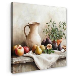 MuchoWow OBRAZ NA PLÁTNĚ Ovoce - Byliny - Venkov 20x20 cm obraz