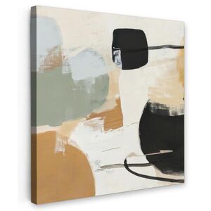 MuchoWow OBRAZ NA PLÁTNĚ Malba - abstraktní - barvy 50x50 cm obraz