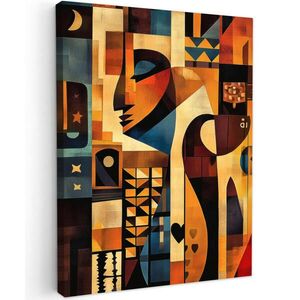 MuchoWow OBRAZ NA PLÁTNĚ Obrázky - Abstrakt - Symboly 60x80 cm obraz
