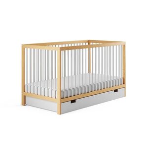 Kids Collective DĚTSKÁ POSTÝLKA se zásuvkou 60x120 cm v přírodní bílé barvě obraz