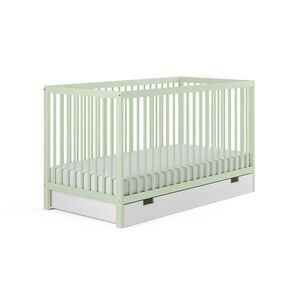 Kids Collective DĚTSKÁ postel se zásuvkou 60x120 cm v zelené barvě obraz
