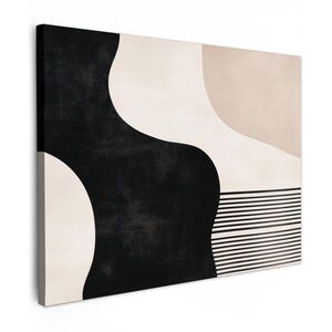 MuchoWow OBRAZ NA PLÁTNĚ Abstraktní - Japonské - Béžové - Moderní 80x60 cm obraz