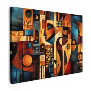 MuchoWow OBRAZ NA PLÁTNĚ Obrázky - Abstrakt - Symboly 80x60 cm obraz