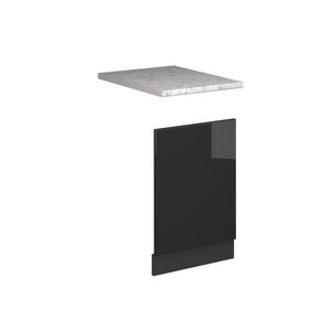 Vicco PŘEDNÍ PANEL Fame-Line Antracitový vysoký lesk 45 cm , PD Mramor obraz