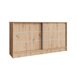 Beautysofa KOMODA Mirela se 2 posuvnými dvířky, 160 cm, dub Artisan obraz