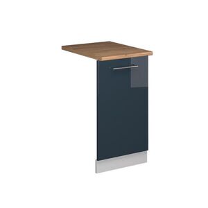 Vicco ČELNÍ PANEL MYČKY Fame-Line Tmavě modrá s vysokým leskem 45 cm , PD Dub obraz