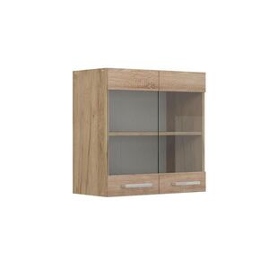 Vicco SKLENĚNÁ KUCHYŇSKÁ SKŘÍŇKA R-Line Sonoma 60 cm obraz