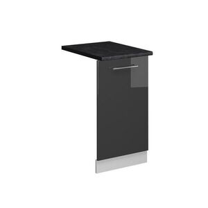 Vicco ČELNÍ PANEL MYČKY Fame-Line Antracitový vysoký lesk 45 cm , PD Antracit obraz