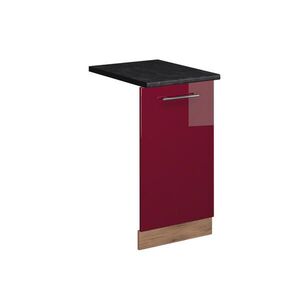 Vicco ČELNÍ PANEL MYČKY Fame-Line Bordó červená vysoký lesk 45 cm , PD Antracit obraz