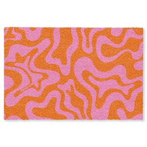 MuchoWow ROHOŽKA Vzor - růžová - oranžová - abstraktní - moderní 60x40 cm obraz