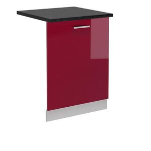 Vicco ČELNÍ PANEL MYČKY R-Line Červená vysoký lesk 60 cm , PD Antracit obraz