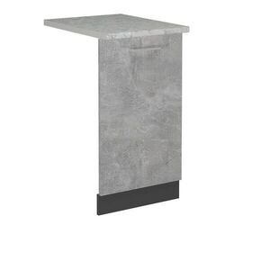 Vicco ČELNÍ PANEL MYČKY R-Line Beton 45 cm s pracovní deskou obraz