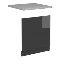 Vicco PŘEDNÍ PANEL R-Line Antracitový vysoký lesk 60 cm , PD Mramor obraz