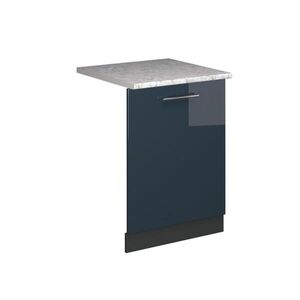 Vicco ČELNÍ PANEL MYČKY Fame-Line Tmavě modrá s vysokým leskem 60 cm s pracovní deskou obraz