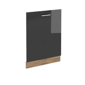 Vicco PŘEDNÍ PANEL R-Line Antracitový vysoký lesk 60 cm bez pracovní desky obraz