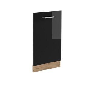 Vicco ČELNÍ PANEL MYČKY R-Line Černý vysoký lesk 45 cm bez pracovní desky obraz