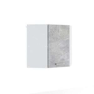 Vicco UNIVERZÁLNÍ NÁSTĚNNÁ SKŘÍŇKA R-Line Beton 57 cm Rohová nástěnná skříňka s dvířky obraz