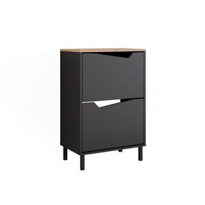 Vicco BOTNÍK NA BOTY Marelle Antracit/Artisan 60 x 91.6 cm se 2 přihrádkami obraz