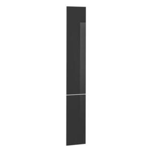 Vicco KUCHYŇSKÁ DVÍŘKA R-Line Antracitový vysoký lesk 29.6 x 196 cm nábytková čela pro vysokou výsuvnou skříň obraz