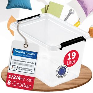 BOXXivo ÚLOŽNÝ box s víkem 19 l – sada 1 ks obraz
