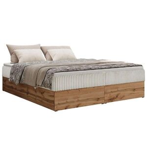 MKS KONTINENTÁLNÍ POSTEL WOOD ZERO 140/200 - Béžová Manšestr - H3 obraz