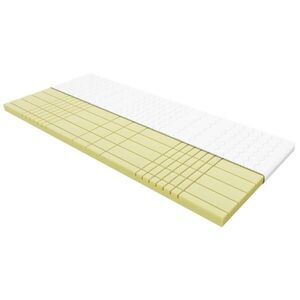 AM Qualitätsmatratzen VRCHNÍ deka ze studené pěny, 7 zón, 90/200 cm - výška 8 cm a potah Tencel obraz
