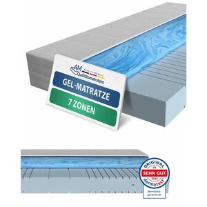 AM Qualitätsmatratzen GELOVÁ matrace 160/200 cm H2 - výška 20 cm a potah Toledo obraz
